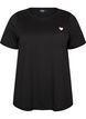 T-shirt med motiv, Sort, Packshot image number 0