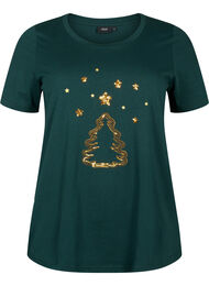 Jule t-shirt med pailletter, Scarab W.  Tree