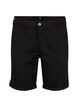 Chino shorts med lommer, Black, Packshot image number 0