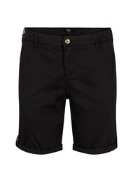 Chino shorts med lommer, Black