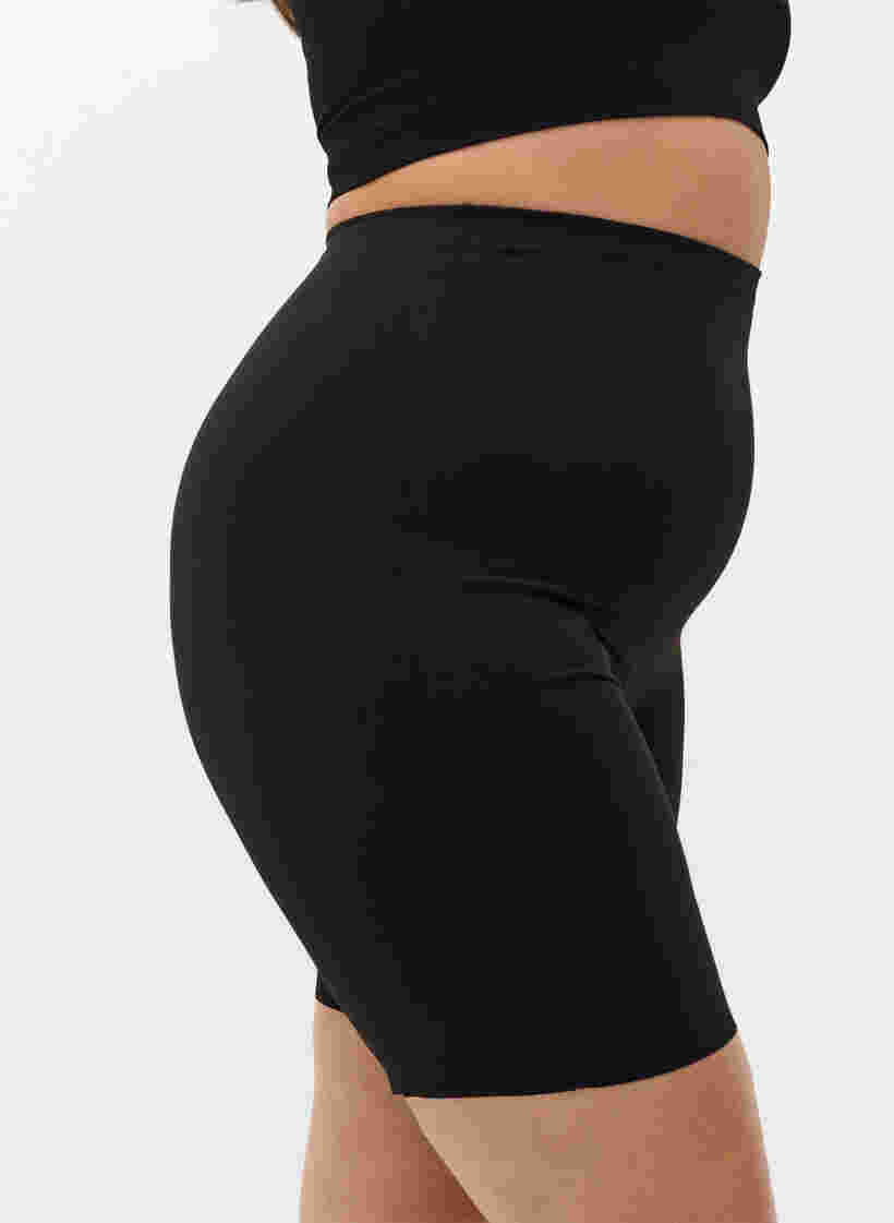 Light shapewear shorts med høj talje, Black, Model image number 2