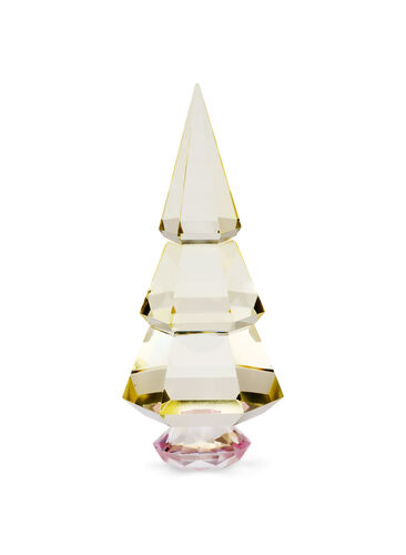 Juletræ i krystalglas, Yellow, Packshot image number 0