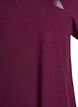 L&oslash;s tr&aelig;nings t-shirt med v-hals, R&oslash;d, Packshot image number 2