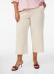 L&oslash;se bukser med 7/8 l&aelig;ngde, Beige, Model image number 2