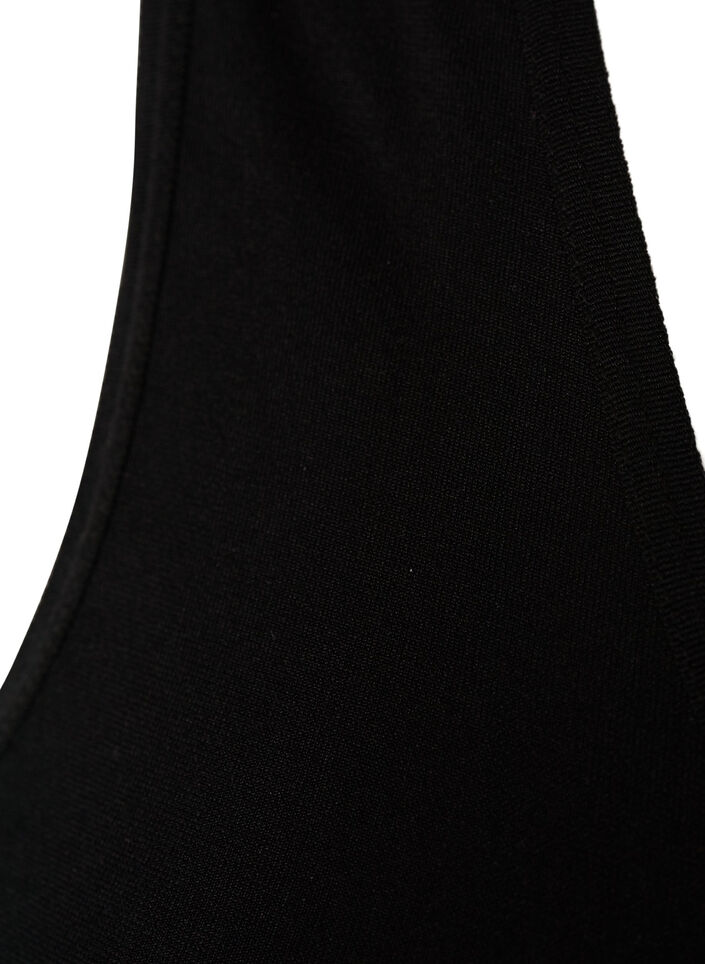 Shapewear top med brede stropper, Sort, Packshot