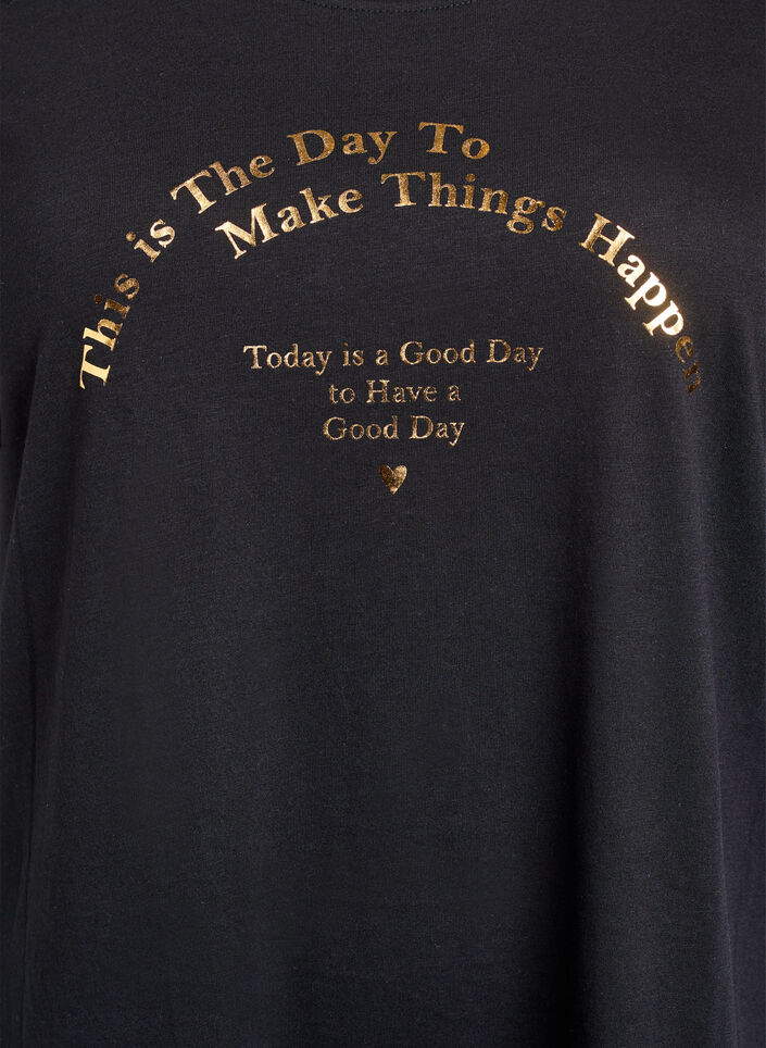 FLASH - T-shirt med motiv, Sort, Packshot image number 2