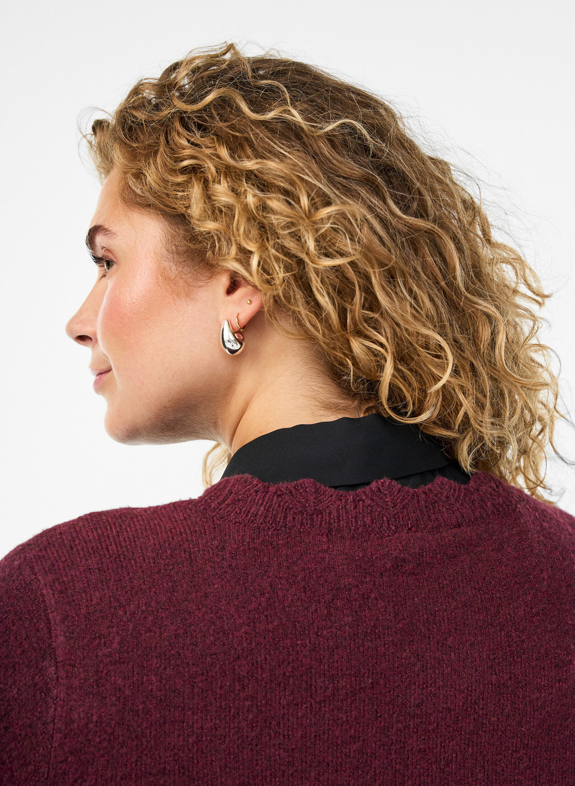 Zizzi Kraveindsats med aftageligt bindeb&aring;nd, Sort, Model image number 1