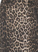 Maxinederdel med leopardprint og frontslids, Leo AOP, Packshot image number 3