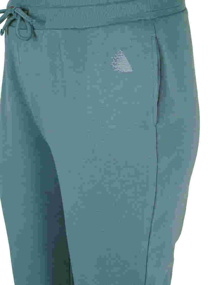 Sweatpants med bindebånd og lommer, Dark Forest, Packshot image number 2