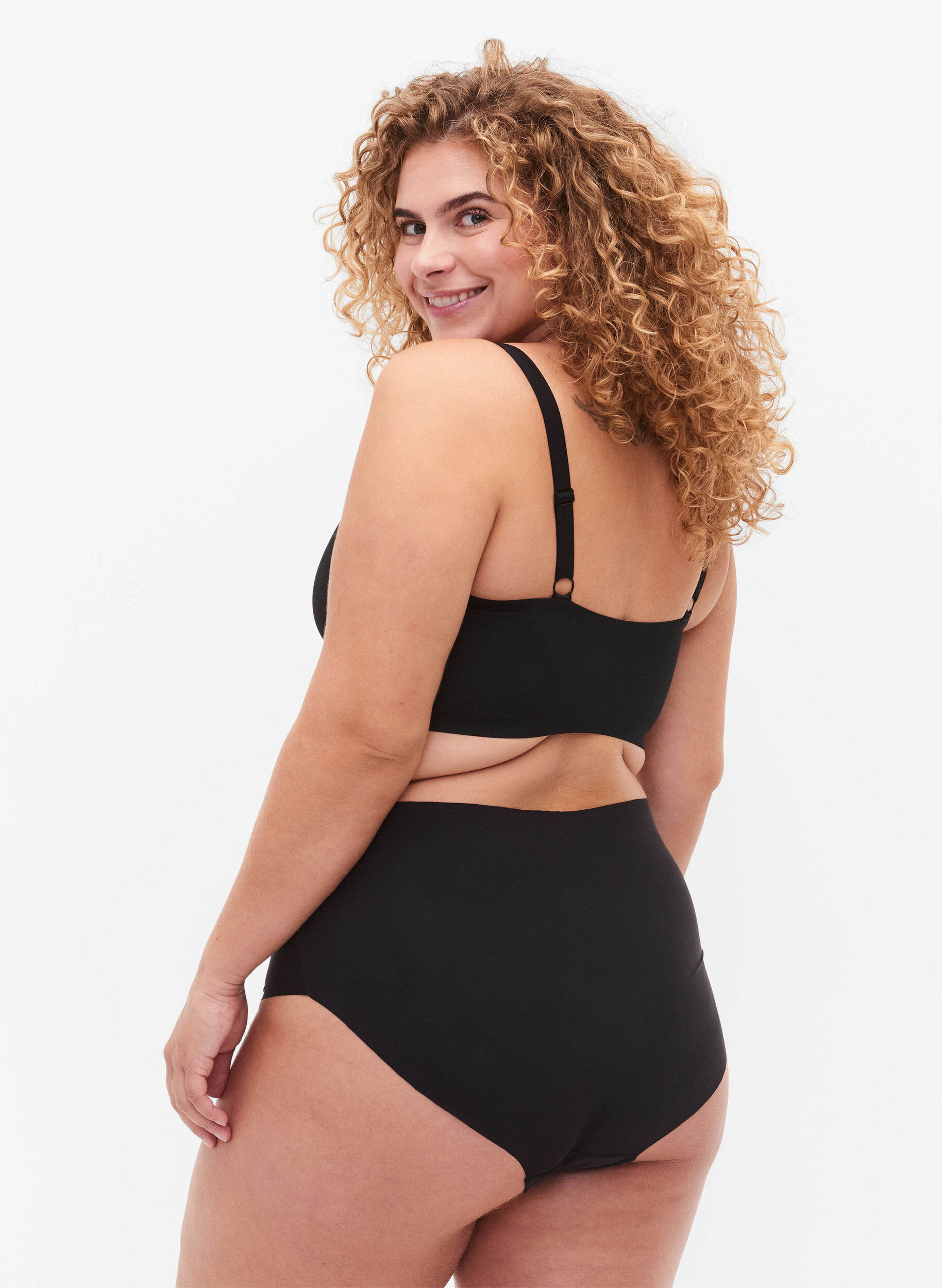 Zizzi2 pak invisible trusse, Sort, Model image number 1