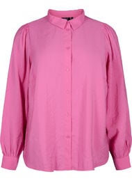 Langærmet skjorte i TENCEL™ Modal , Phlox Pink