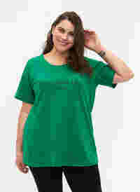 FLASH - T-shirt med motiv, Jolly Green, Model