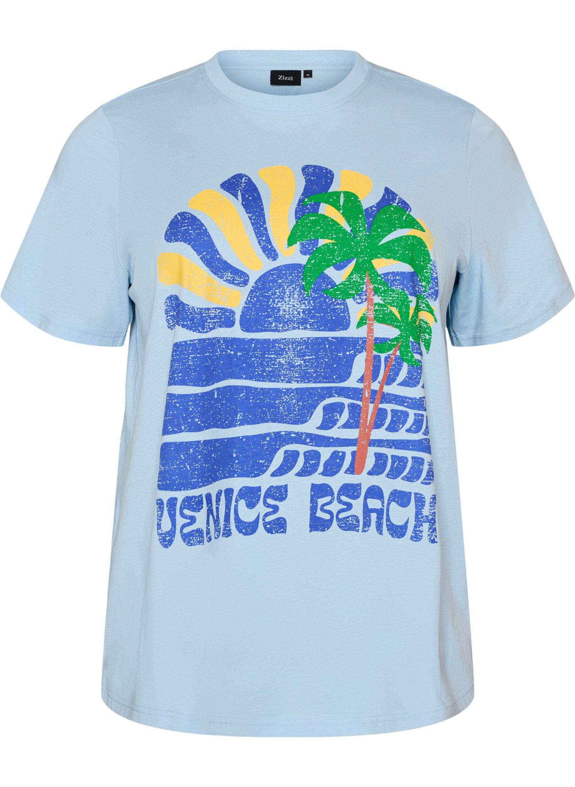T-shirt i bomuld med print