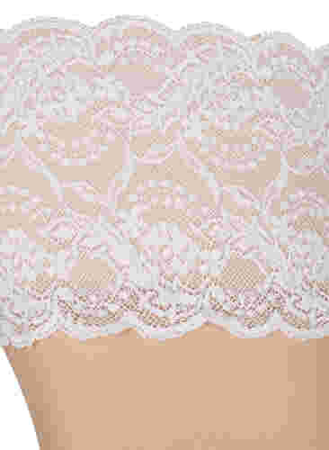 Selvsiddende strømper med blondekant i 20 denier, Nude w. Star White, Packshot image number 1