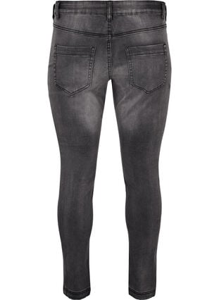 Viona jeans med regulær talje, Dark Grey Denim, Packshot image number 1