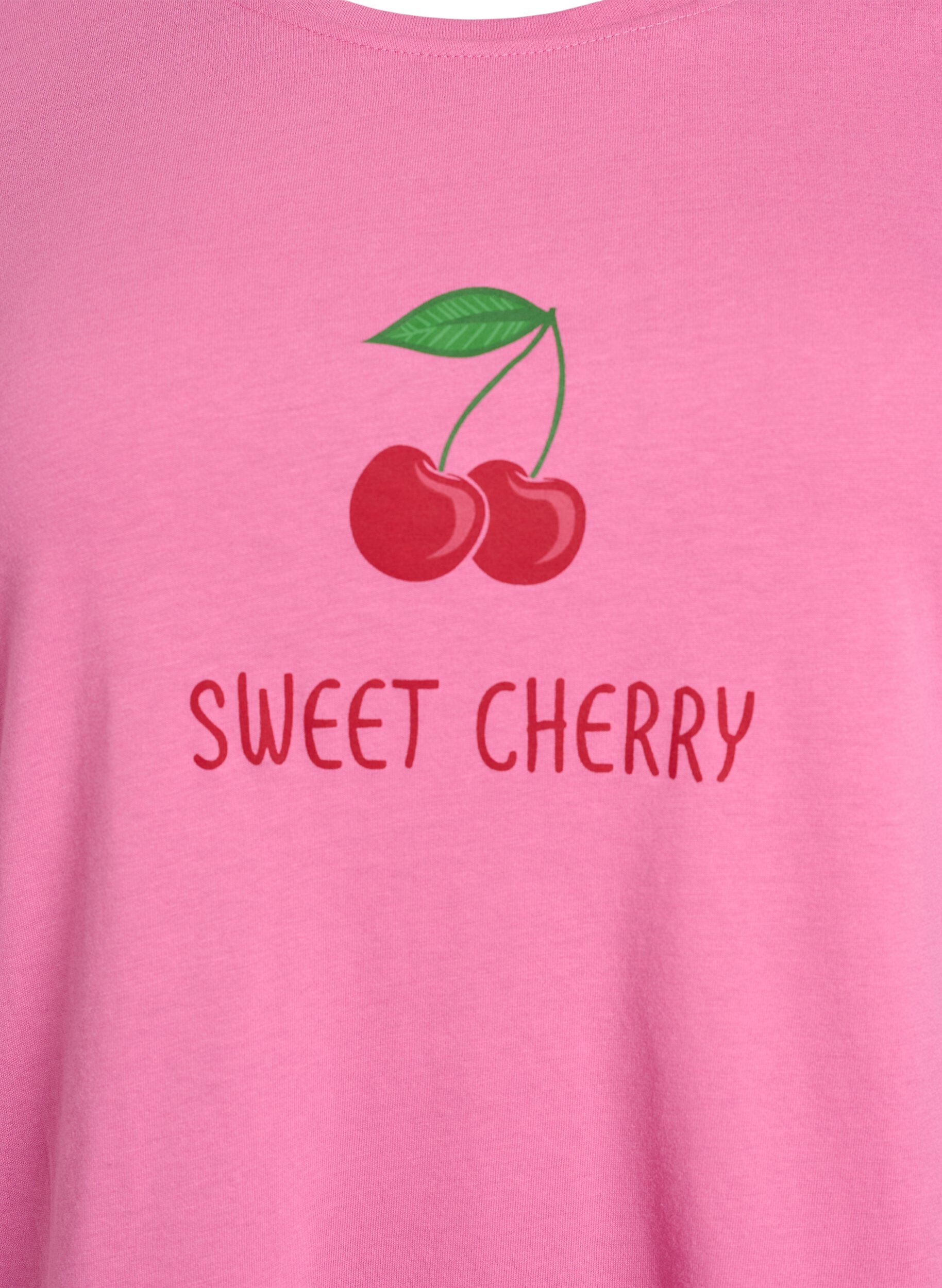 Zizzi FLASH - T-shirt med motiv, Lyser&oslash;d, Packshot image number 2