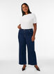 Myra jeans med h&oslash;j talje og wide fit, Bl&aring;, Model image number 0