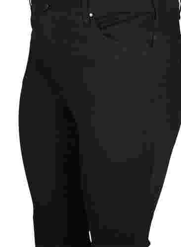 Ellen bootcut jeans med høj talje, Black, Packshot image number 2