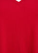 FLASH - T-shirt med v-hals, Rød, Packshot image number 2