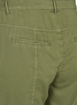 3/4 bukser i lyocell, Ivy green, Packshot image number 3