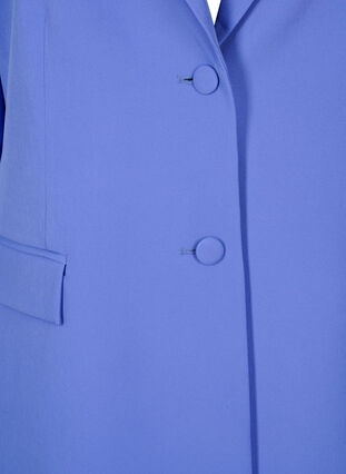 Klassisk blazer med knaplukning, Wedgewood, Packshot image number 2