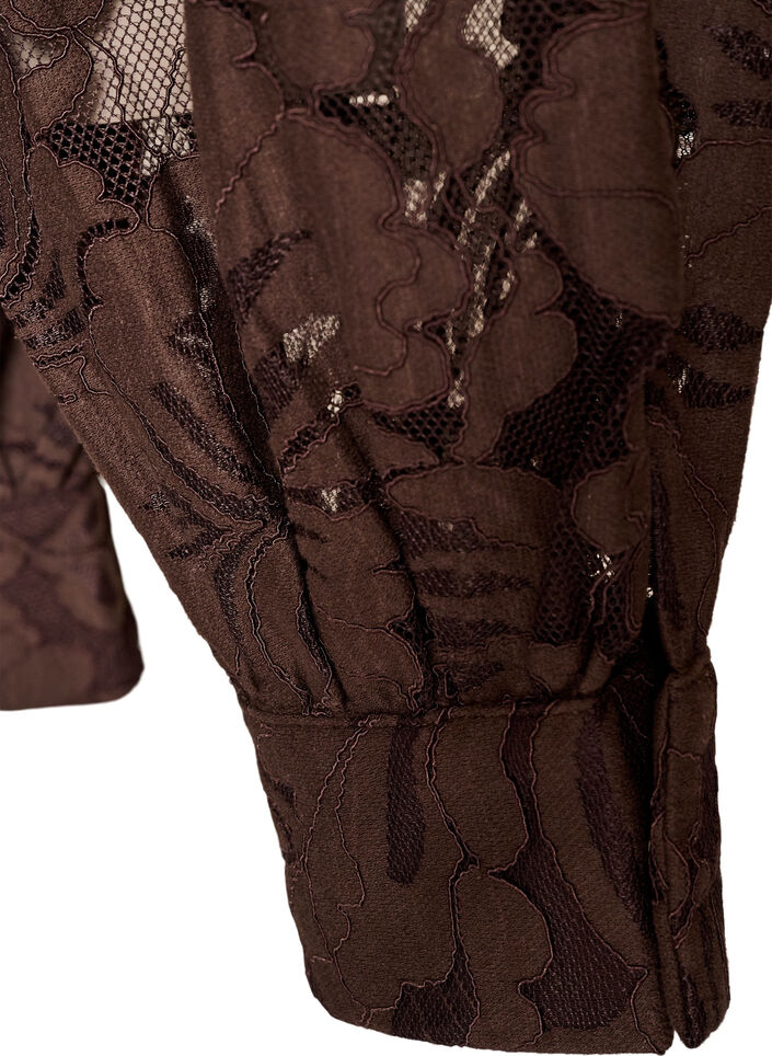 Ballonbukser i blonde med indershorts, Brun, Packshot image number 3