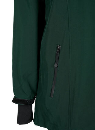 Kort softshell jakke med aftagelig hætte, Scarab, Packshot image number 3