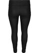 Coatede leggings i viskosemix, Black, Packshot image number 1