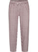 Pyjamasbukser i bomuld med h&oslash;j talje, R&oslash;d, Packshot image number 0