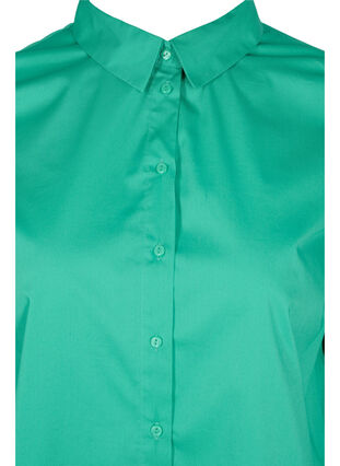 Langærmet skjorte med høj cuff, Holly Green, Packshot image number 2