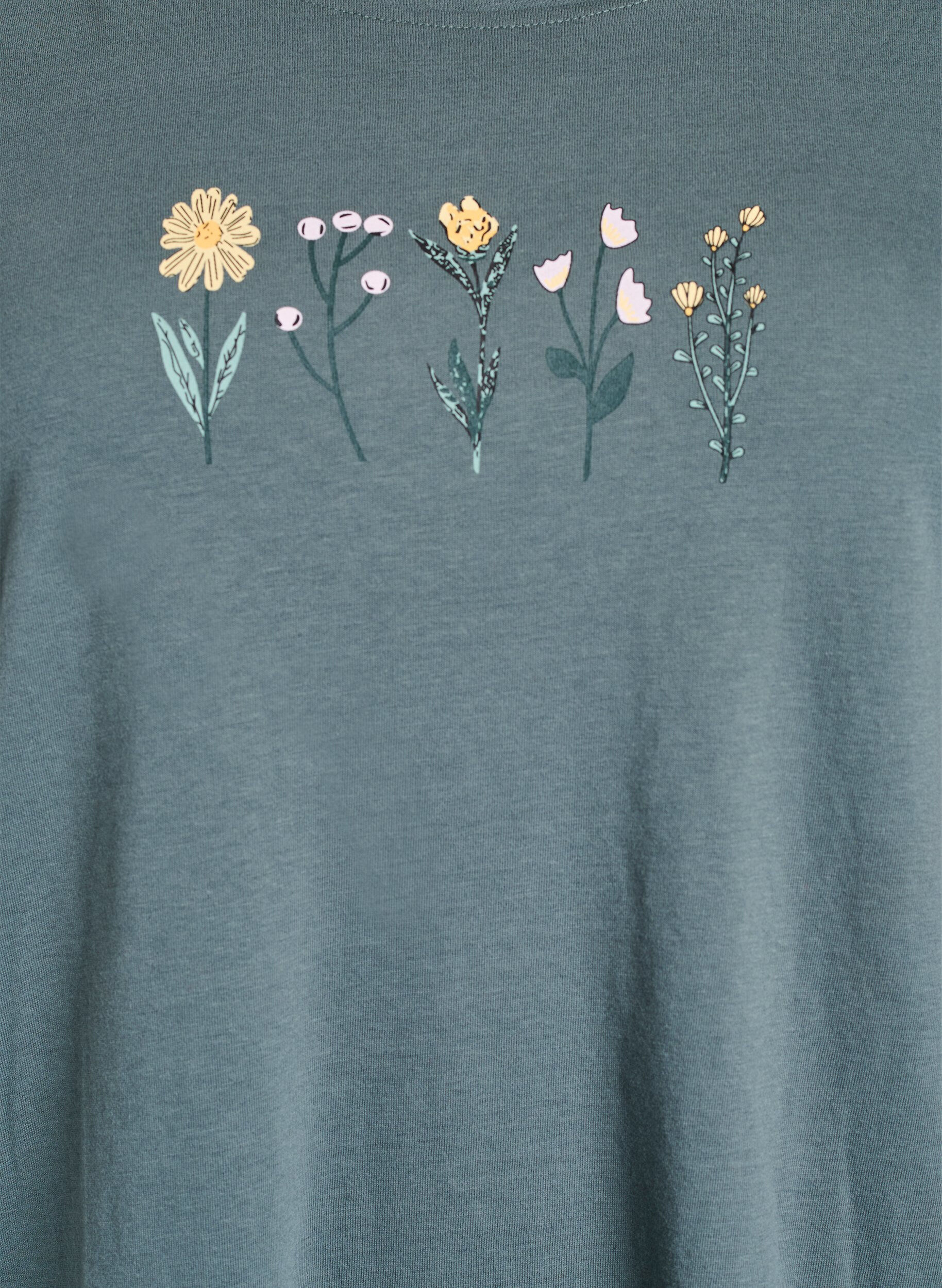 Zizzi FLASH - T-shirt med motiv, Gr&oslash;n, Packshot image number 2