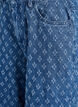 Myra jeans med wide fit og distressed m&oslash;nster, Bl&aring;, Packshot image number 2