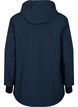 Kort softshell jakke med aftagelig h&aelig;tte, Bl&aring;, Packshot image number 1