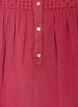 Bluse i bomuldsmusselin med broderi anglaise, R&oslash;d, Packshot image number 2