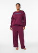 Sweatpants med lommer, M&oslash;rk Bordeaux, Model image number 0