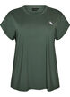Ensfarvet tr&aelig;nings t-shirt, Gr&oslash;n, Packshot image number 0