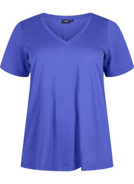 FLASH - T-shirt med v-hals, Royal Blue