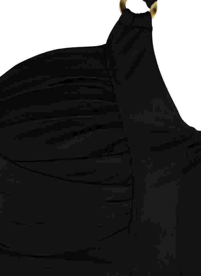 Tankini med draperinger, Black, Packshot image number 2
