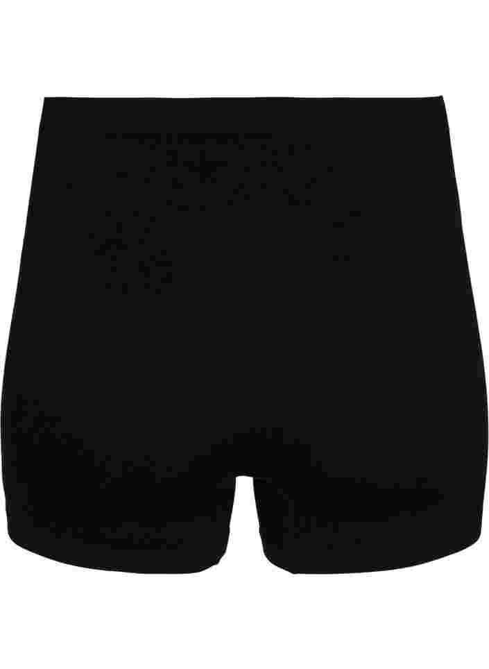Seamless shorts med regulær talje , Black, Packshot image number 1