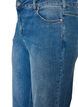 Straight jeans med let slidt udtryk, Bl&aring;, Packshot image number 2