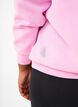 Sweatshirt med frontmotiv, Lyser&oslash;d, Model image number 3
