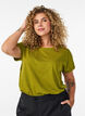 Kort&aelig;rmet t-shirt i bomuldsblanding, Gr&oslash;n, Model image number 0