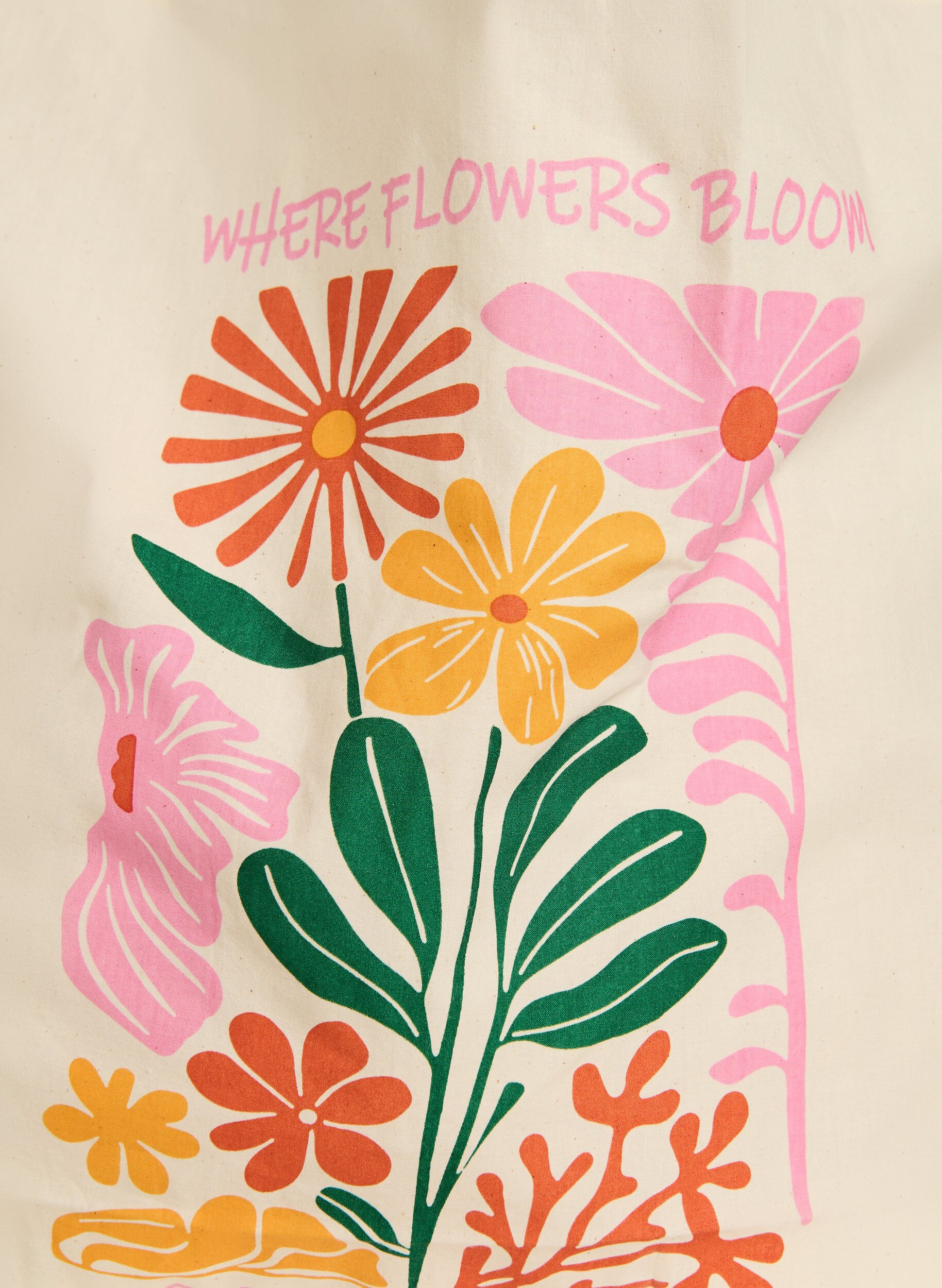 ZizziTotebag med print, Lyser&oslash;d, Packshot image number 2