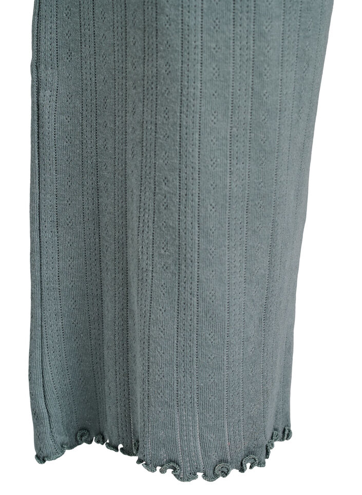 Natbukser i økologisk bomuld, Grøn, Packshot image number 3