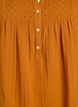 Tunika i bomuldsmusselin med broderi anglaise, Orange, Packshot image number 2