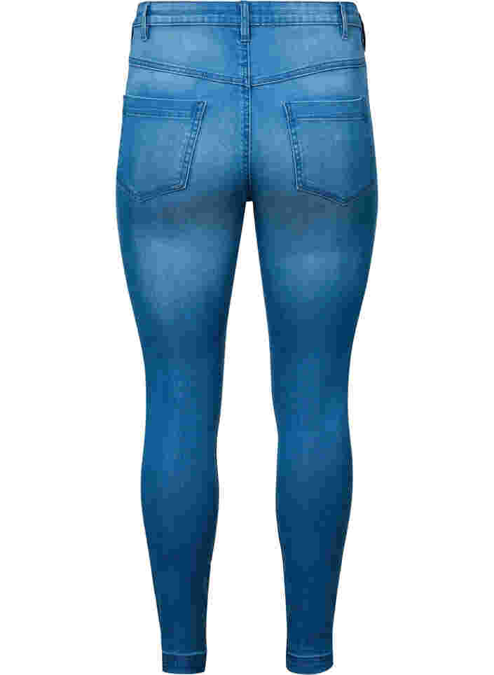 Super slim Amy jeans med høj talje, Lt blue Denim, Packshot image number 1