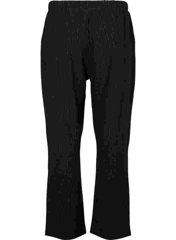 Vidde bukser med lurex, Black w. Lurex, Packshot image number 1