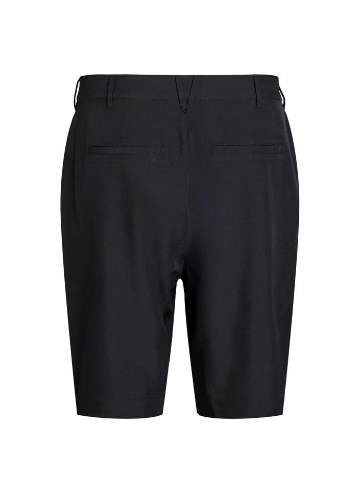 Bermudashorts med høj talje, Sort, Packshot image number 1
