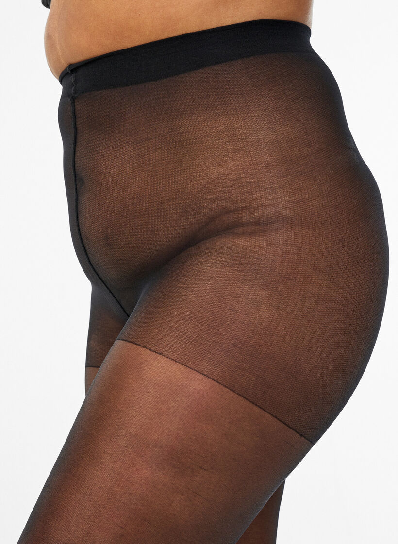 L&oslash;befri 30 denier str&oslash;mpebuks, Sort, Model image number 2