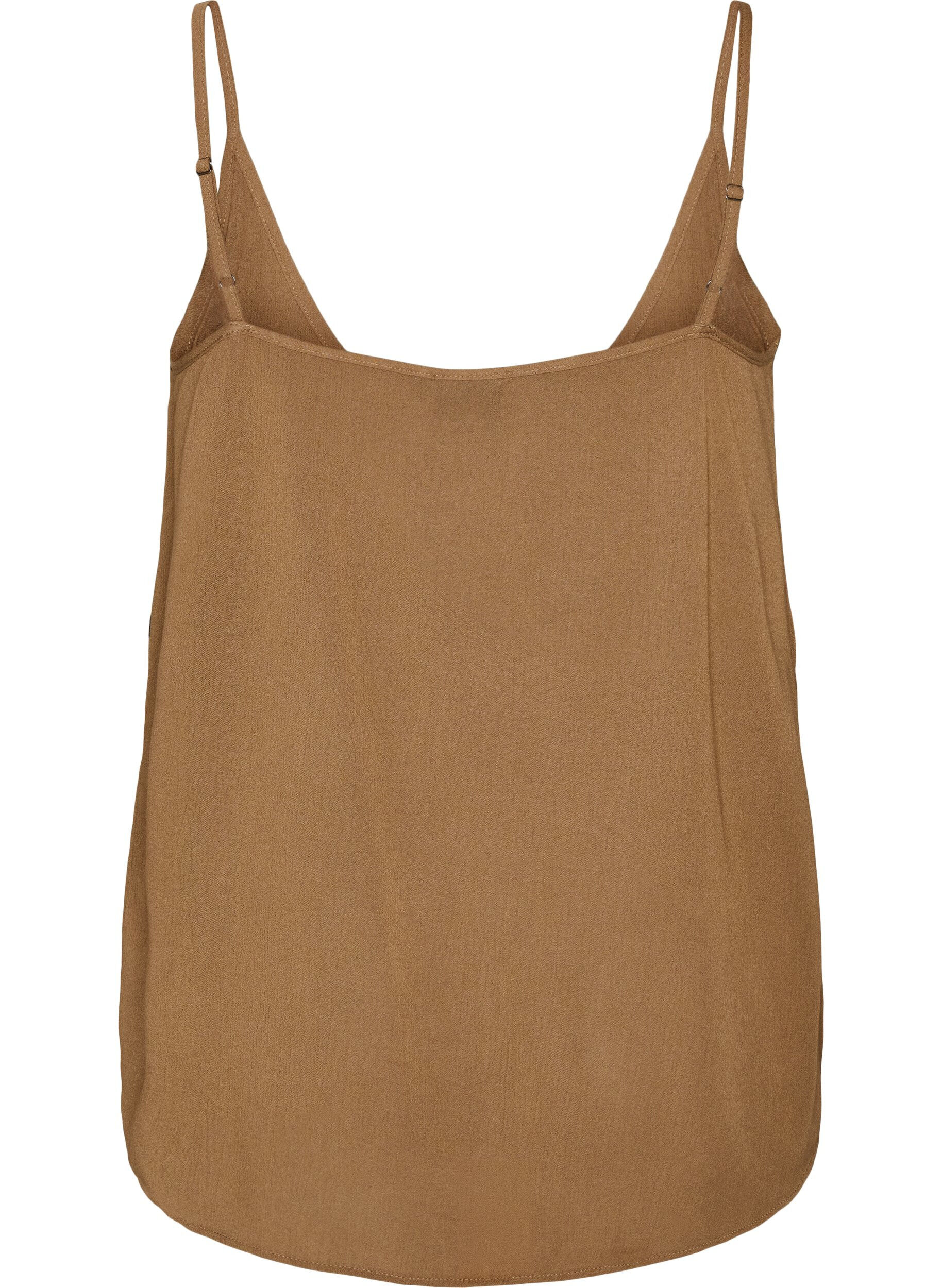 ZizziStrop top i viskose, Brun, Packshot image number 1